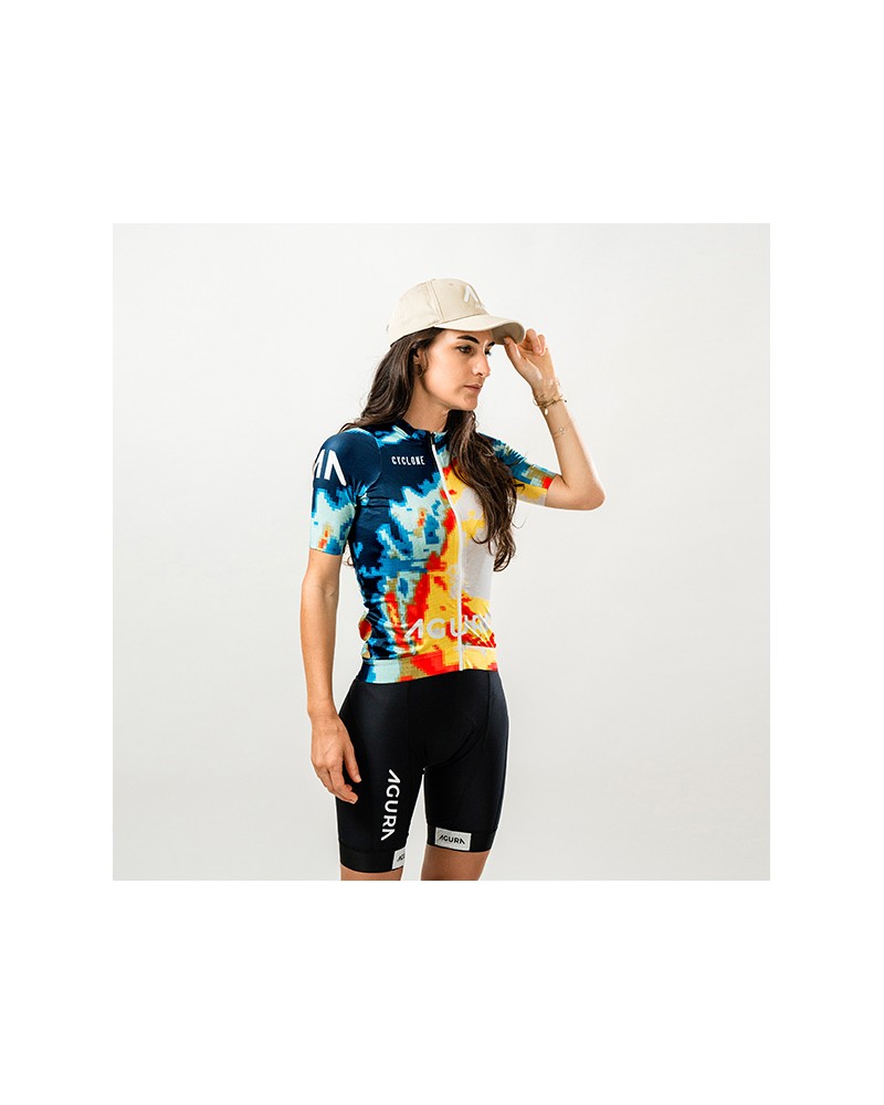 MAILLOT DE VÉLO PEPPERMINT SIGNATURE GARDEN HERBAL POUR FEMME